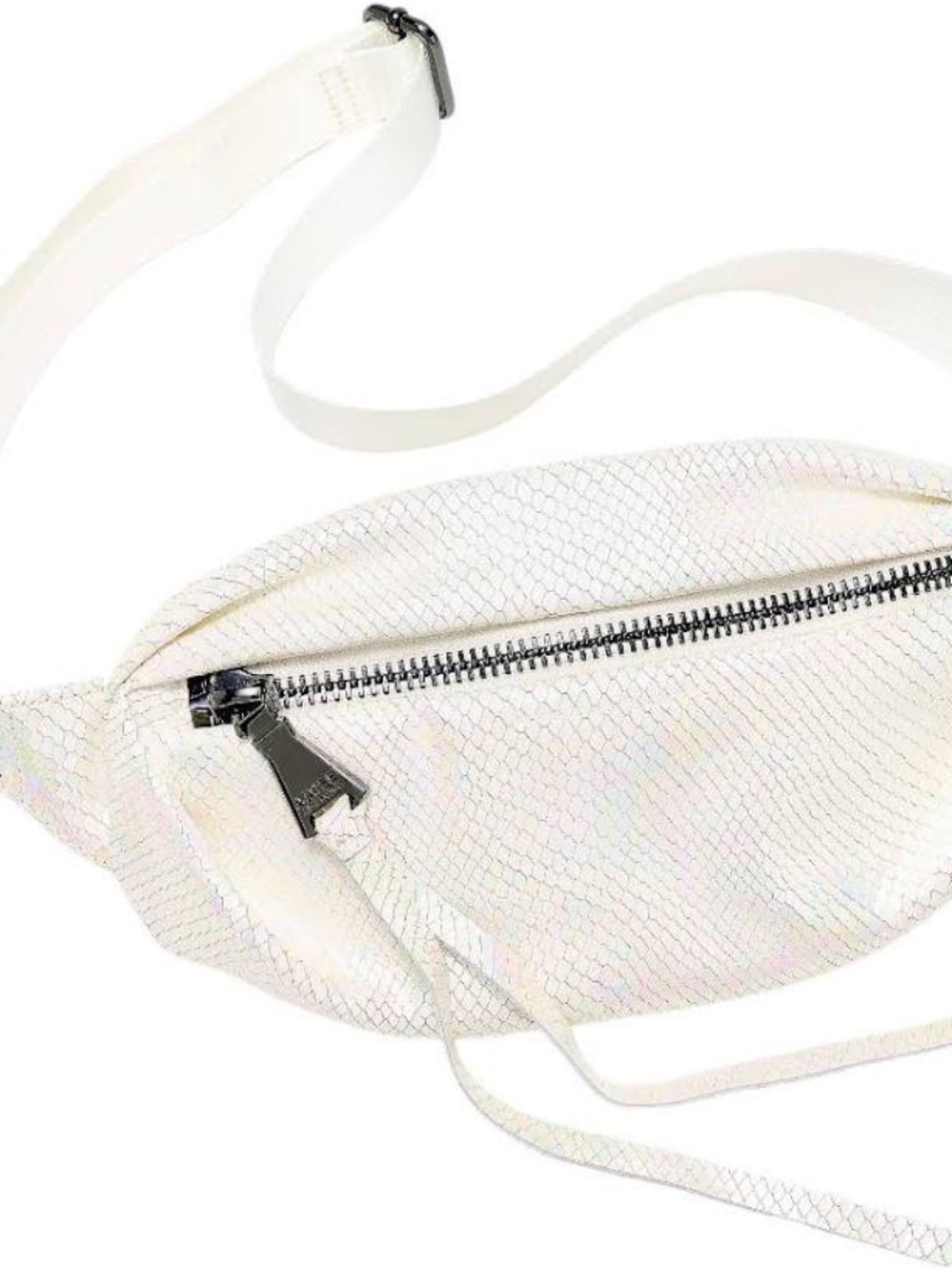 Aimee Kestenberg Leather Convertible Milan Belt Bag Hologram Snake